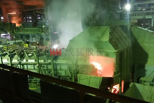 电磁直喷废钢连续预热系统